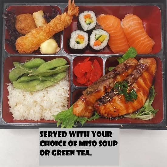 B08. Salmon Bento Box