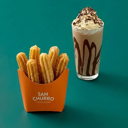 Churro Fries & Cold Drink