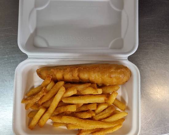 1 x Battered Fish and Chips