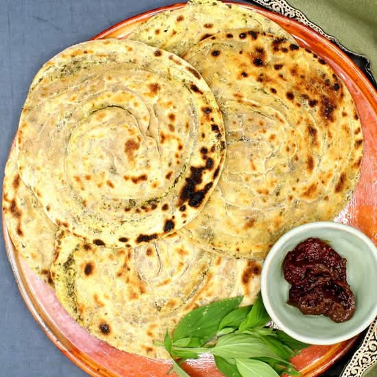 Pudina (Mint) Parantha