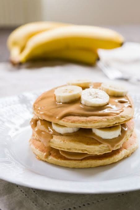 Peanut Butter & Honey pancakes