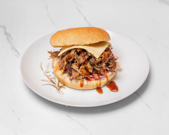 Burger Barbecue Pulled Pork Burger