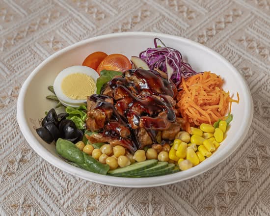 Teriyaki Chicken Poke Salad