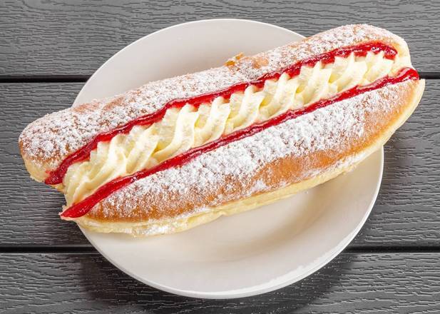 NZ Style Fresh Cream Jam Long John