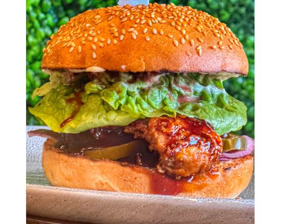 Hell'a Spicy Chicken Burger