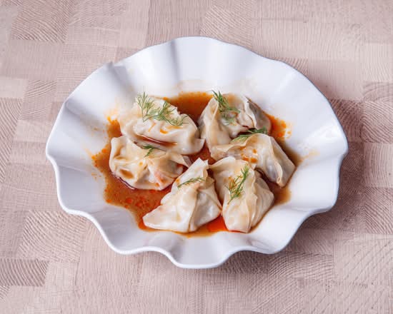 Steamed Dumplings with Chicken and Prawn