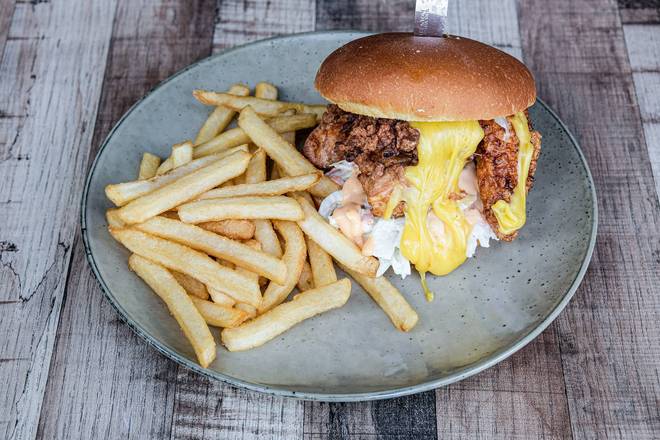 Sourthern Fried Chicken Burger