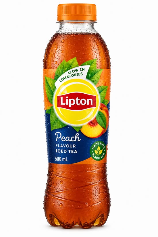 Peach Flavour Ice Tea 500ml Chilled Lipton