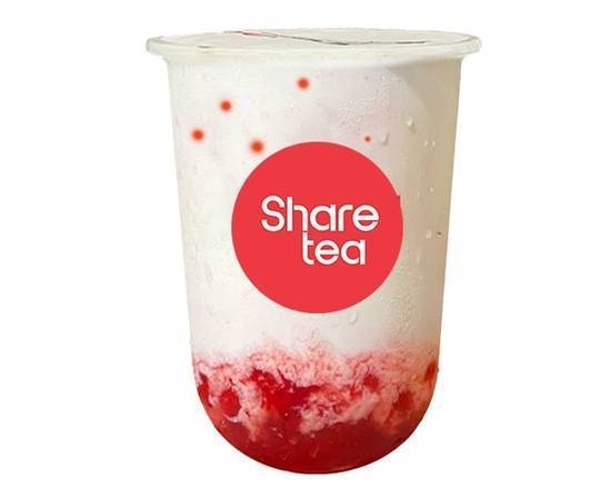 Strawberry Popping Pearls Yoghurt