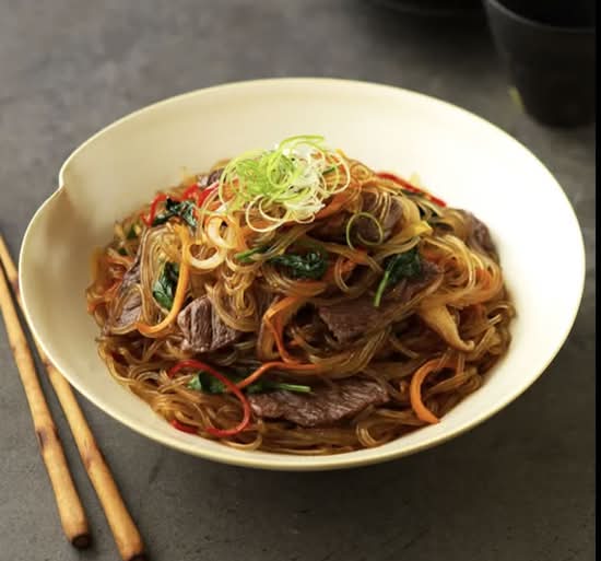 Stir-Fried Japchae Noodles (VG)