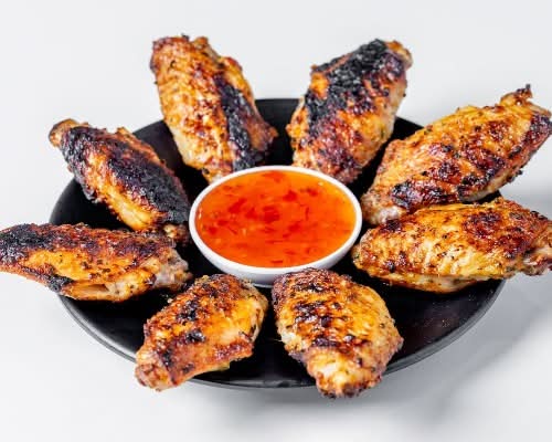 Charcoal BBQ Chicken Wings