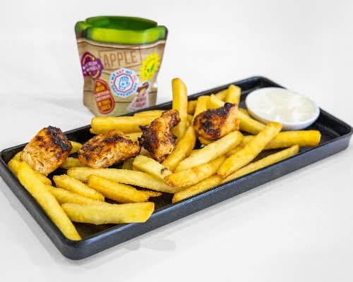 1 Shish Tawook Skewer & Chips