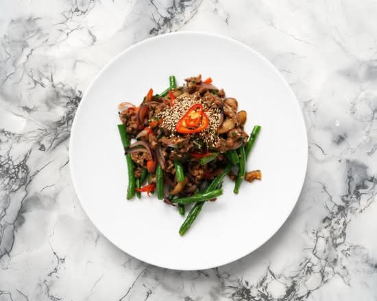 Minced Pork and Green Bean Stir Fried