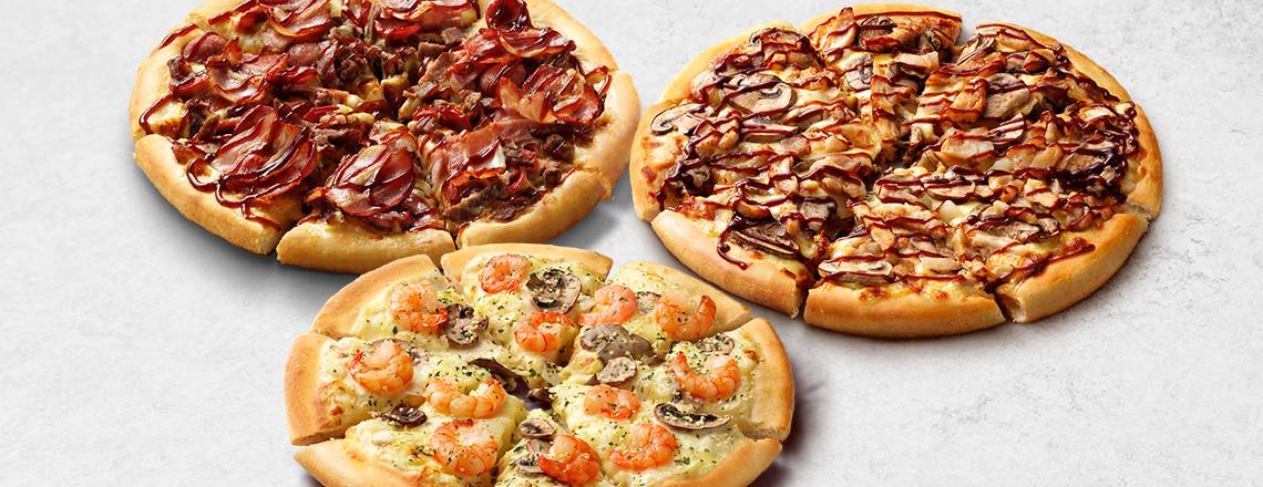 Hut Deal: 3 Large Pizza