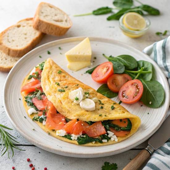 Smoked Salmon Omelette