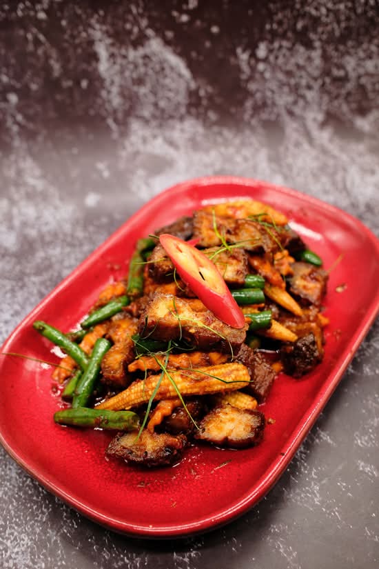 Prik Khing Crispy Pork