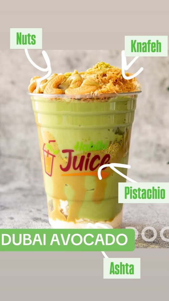 Dubai style avocado