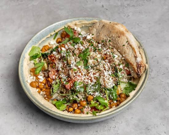 Honey Mustard Chicken and Hummus Bowl (GF)