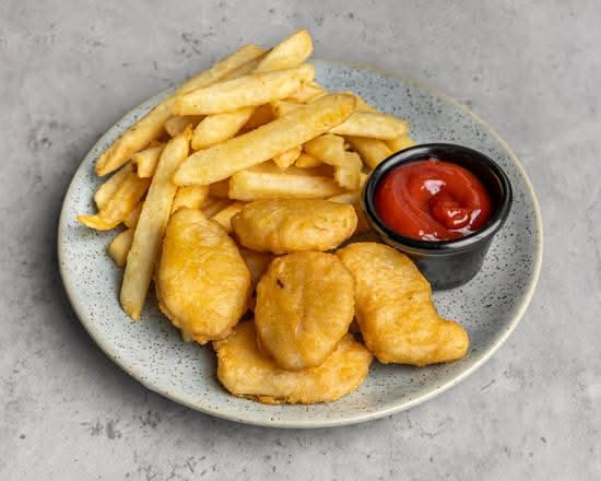 Chicken Nuggets and Chips