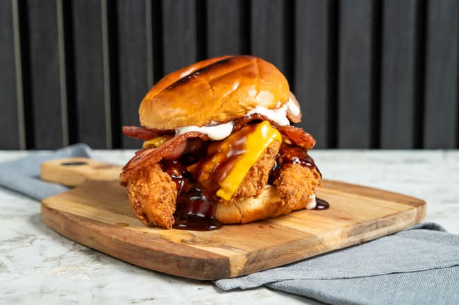 Smokey BBQ Cheese Burger