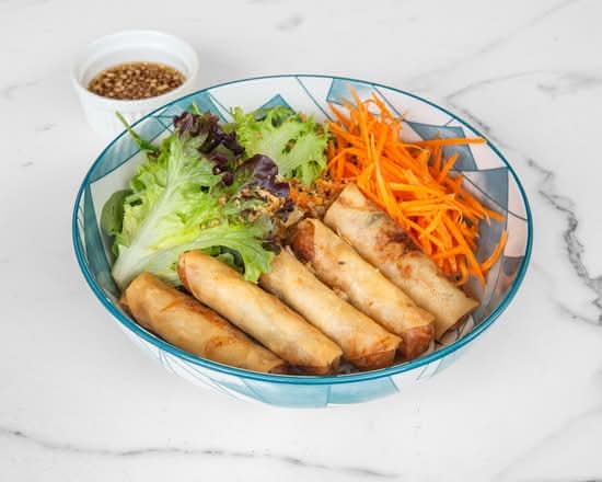 Spring Roll Noodles Bowl