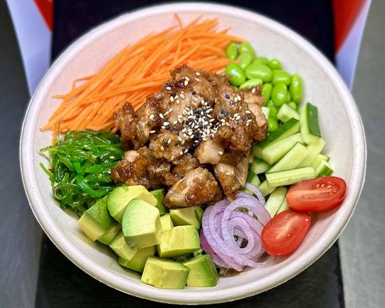 Teriyaki Chicken Poke Bowl