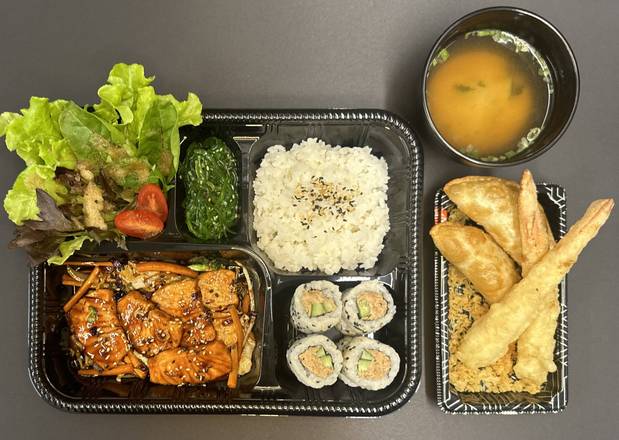 Teriyaki Salmon Bento