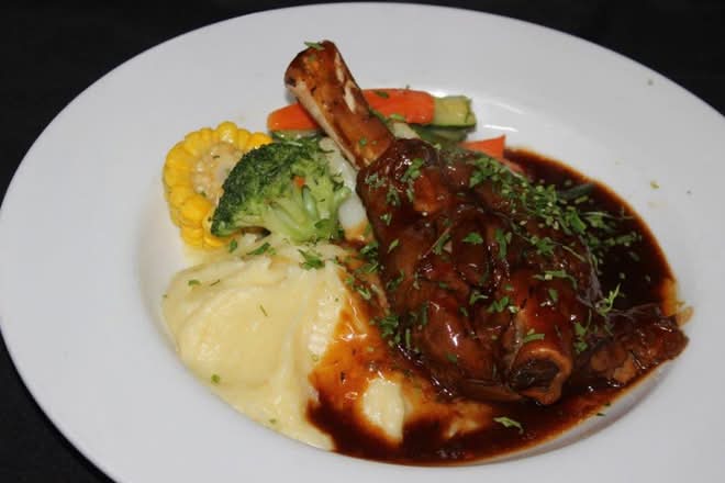 Slow Cooked Lamb Shank