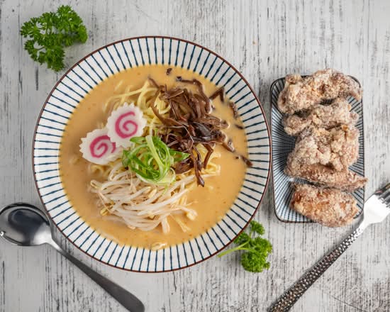 Spicy Miso Ramen with Karaage