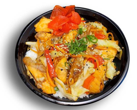 Teriyaki Salmon Don