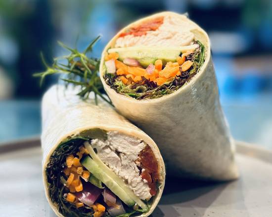 Chicken Avocado Salad Wrap