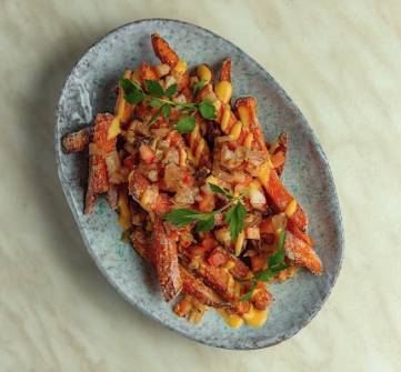 Kimchi Salsa Sweet Potato Chips (GF) (V)