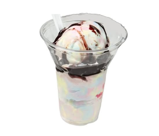 Ice Cream Chocolate Fudge Sundae