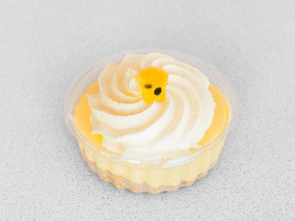 Peach and Passion-fruit Cheesecake