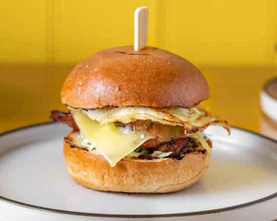 Egg and Bacon Brioche