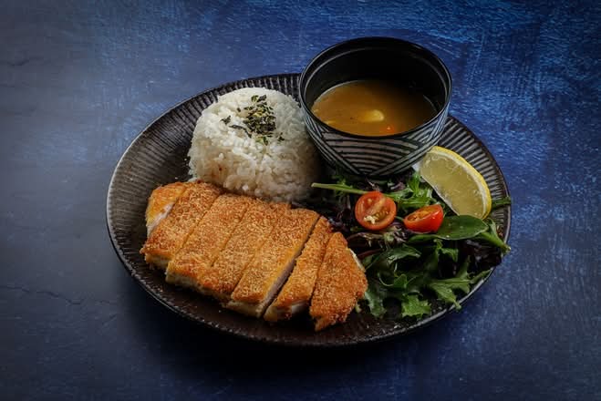 Chicken Katsu curry with rice