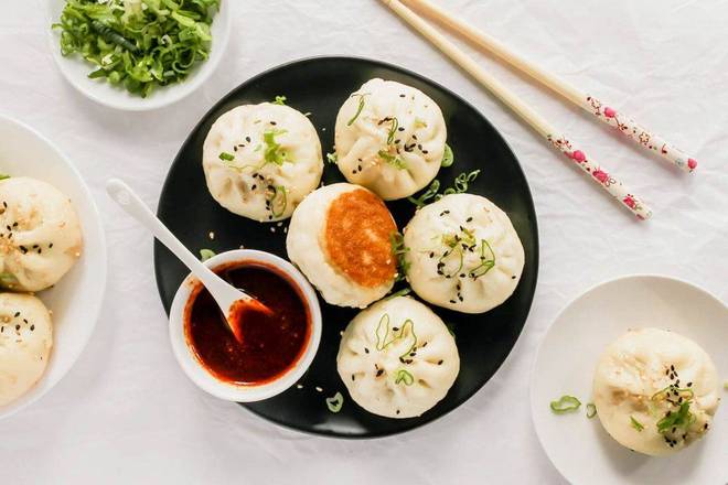 Pan Fried Pork Bun (4)