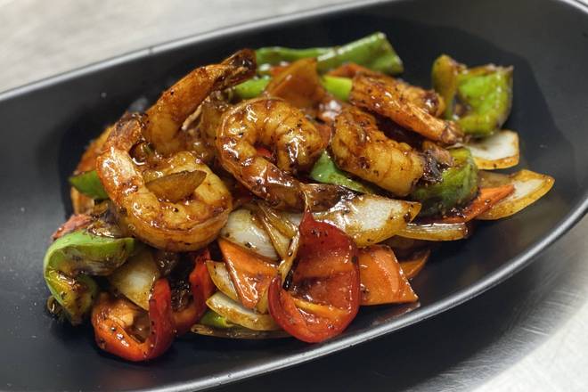 Black Pepper Prawns