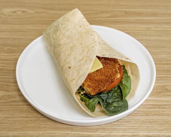 Chicken Schnitzel Wrap