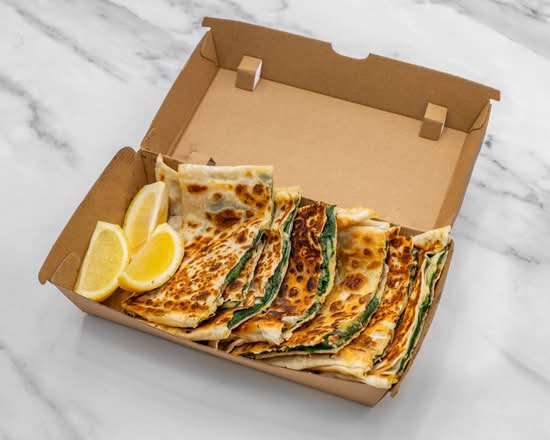 Spinach, Feta and Cheese Gozleme (V)