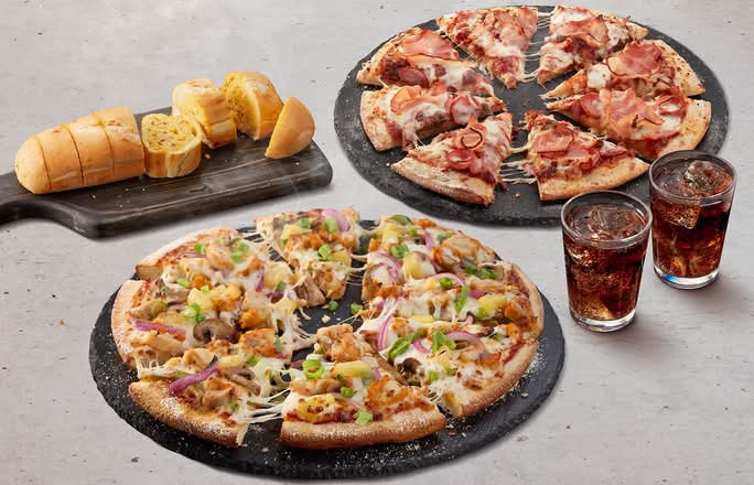 Double Bundle (2 Large Pizzas + 2 Sides)