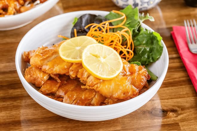 Lemon Chicken in Batter