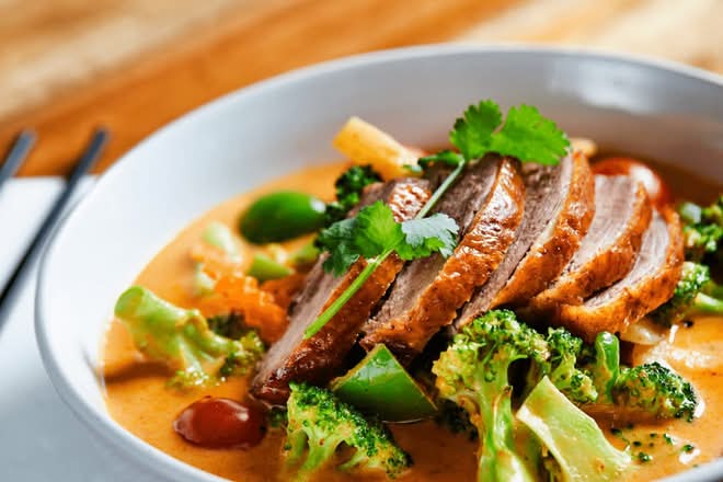 Red Curry with Roasted Duck