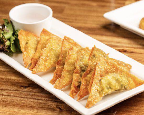 Fried Wonton - Spinach Cream Cheese (8)