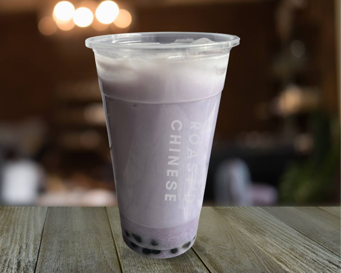 Taro Milk with Pearls