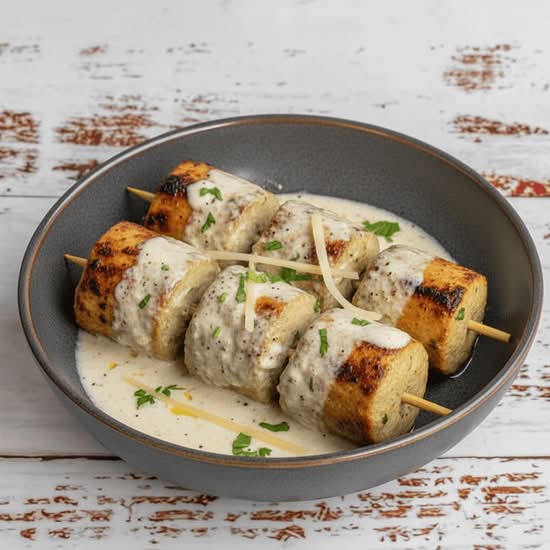 Tandoori Malai Soya Chaap (4pcs)