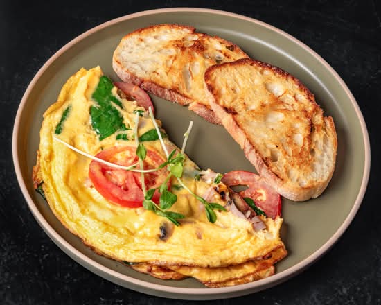 Omelette with Sourdough