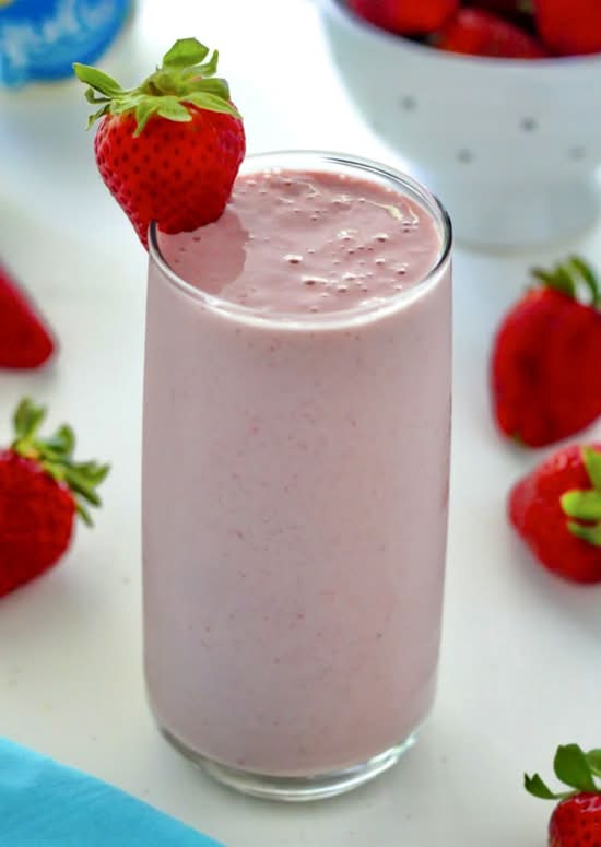 Strawberry milkshake