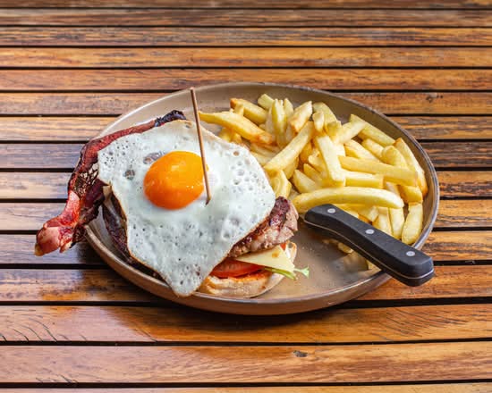 Open Steak Sandwich