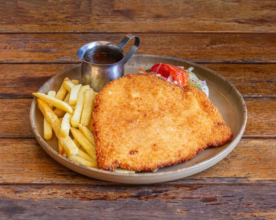 Schnitzel and Chips